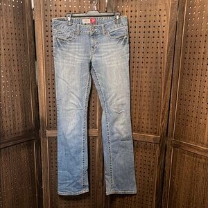 Aeropostale Women's Blue Jeans Chelsea Skinny Bootcut size 7/8 Must Bundle‎